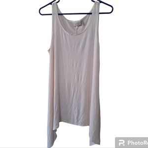 Lori Goldstein LOGO Asymmetrical Tank Top